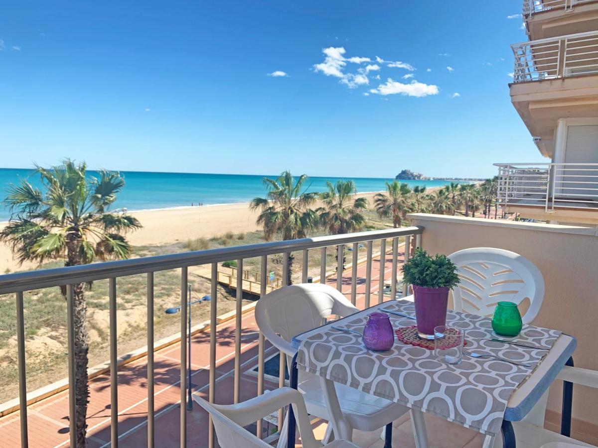 Apartamento Papa Luna Primera Linea 3000 Peniscola Luaran gambar