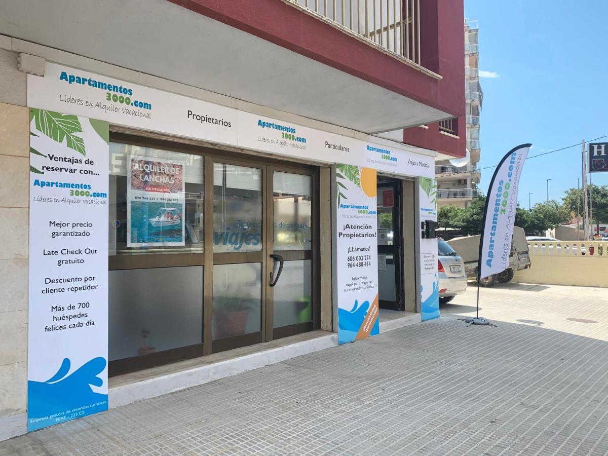 Apartamento Papa Luna Primera Linea 3000 Peniscola Luaran gambar