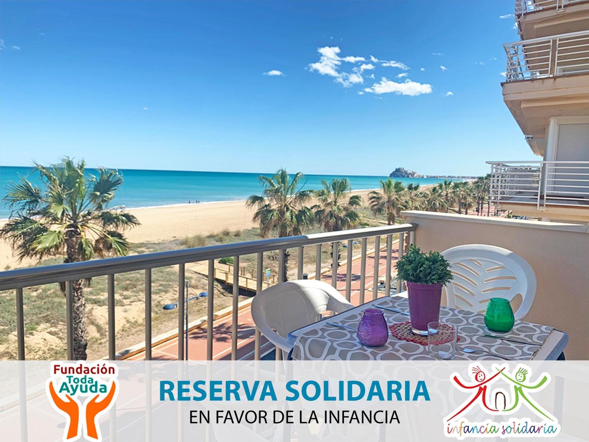 Apartamento Papa Luna Primera Linea 3000 Peniscola Luaran gambar